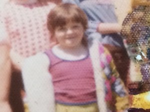 For your amusement: me as a little chunk muffin. Probably age 5. 